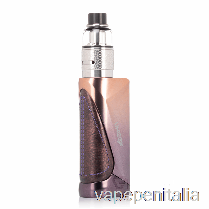 Penna Vape Oxva Unibox Pnm 80w Starter Kit Oro Viola